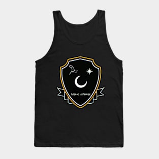 Magic Is Power Witchy Academy Sign Tank Top